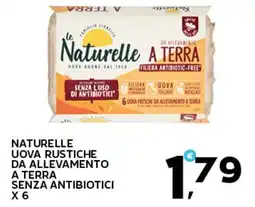 Extra Supermercati Naturelle uova rustiche da allevamento a terra senza antibiotici x 6 offerta