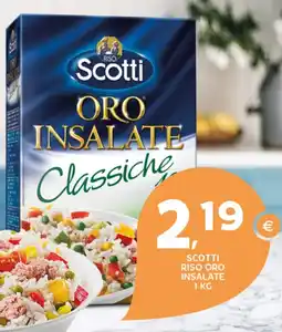 Extra Supermercati Scotti riso oro insalate offerta