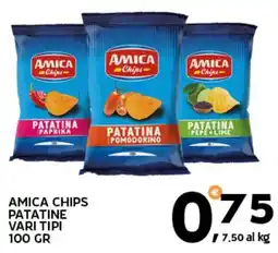 Extra Supermercati Amica chips patatine vari tipi offerta