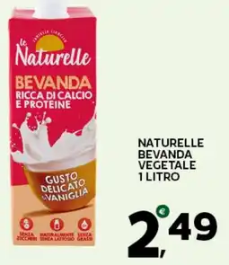Extra Supermercati Naturelle bevanda vegetale offerta