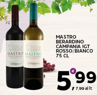 Extra Supermercati Mastro berardino campania igt rosso/bianco offerta