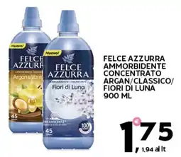 Extra Supermercati Felce azzurra ammorbidente concentrato argan/classico/ fiori di luna offerta