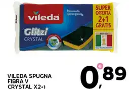 Extra Supermercati Vileda spugna fibra v crystal offerta