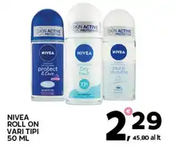 Extra Supermercati Nivea roll on vari tipi offerta