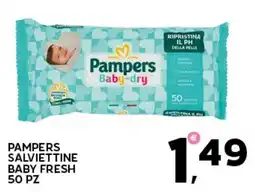 Extra Supermercati Pampers salviettine baby fresh 50 pz offerta