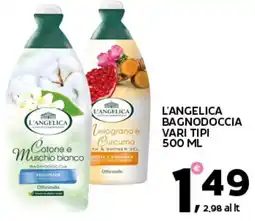 Extra Supermercati L'angelica bagnodoccia vari tipi offerta