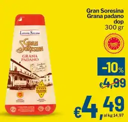 Qui Discount Gran Soresina Grana padano DOP offerta