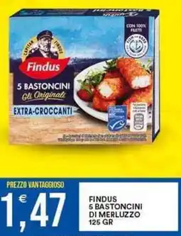 Vantaggio Cash&Carry FINDUS 5 bastoncini di merluzzo offerta