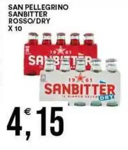 Vantaggio Cash&Carry SAN PELLEGRINO sanbitter rosso/dry offerta