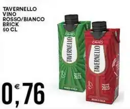 Vantaggio Cash&Carry TAVERNELLO Vino rosso/bianco brick offerta