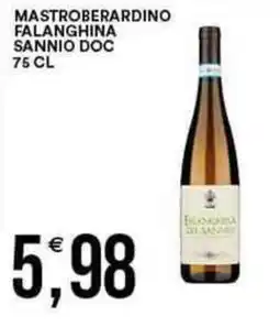 Vantaggio Cash&Carry MASTROBERARDINO Falanghina sannio doc offerta