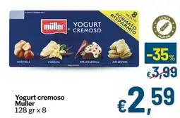Qui Discount Yogurt cremoso Muller offerta