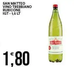 Vantaggio Cash&Carry SAN MATTEO vino trebbiano rubicone igt- offerta