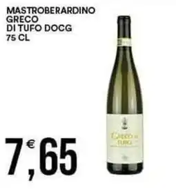 Vantaggio Cash&Carry MASTROBERARDINO Greco di tufo docg offerta