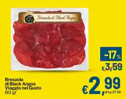 Qui Discount Bresaola di Black Angus Viaggio nel Gusto offerta