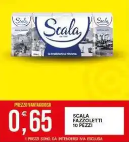 Vantaggio Cash&Carry SCALA fazzoletti offerta