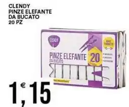 Vantaggio Cash&Carry CLENDY Pinze elefante da bucato offerta