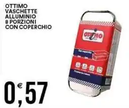 Vantaggio Cash&Carry OTTIMO Vaschette alluminio 8 porzioni con coperchio offerta