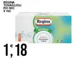 Vantaggio Cash&Carry REGINA Tovaglioli pic nic offerta