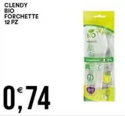 Vantaggio Cash&Carry CLENDY Bio forchette offerta