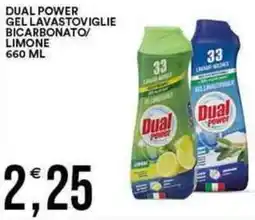 Vantaggio Cash&Carry DUAL POWER Gel lavastoviglie bicarbonato/ limone offerta