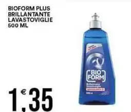 Vantaggio Cash&Carry BIOFORM Plus brillantante lavastoviglie offerta