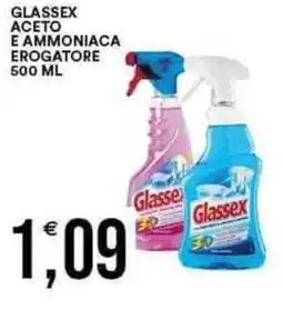 Vantaggio Cash&Carry GLASSEX ACETO e ammoniaca erogatore offerta