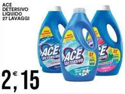 Vantaggio Cash&Carry ACE Detersivo liquido 27 lavaggi offerta