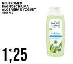 Vantaggio Cash&Carry NEUTROMED Bagnoschiuma aloe vera e yogurt offerta