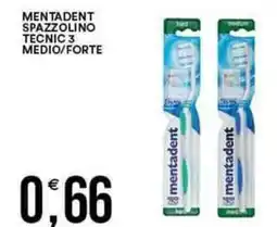 Vantaggio Cash&Carry MENTADENT Spazzolino tecnic 3 medio/forte offerta