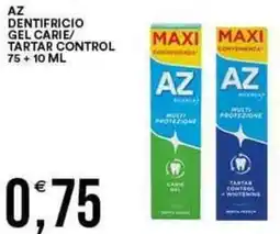 Vantaggio Cash&Carry AZ Dentifricio gel carie offerta