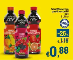 Qui Discount Sanattiva zero gusti assortiti pet offerta