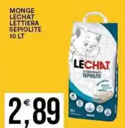 Vantaggio Cash&Carry MONGE Lechat lettiera sepiolite offerta
