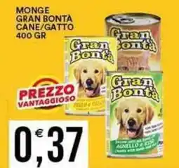 Vantaggio Cash&Carry MONGE Gran bonta cane/gatto offerta