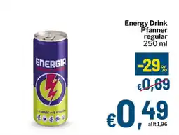 Qui Discount Energy Drink Pfanner regular offerta