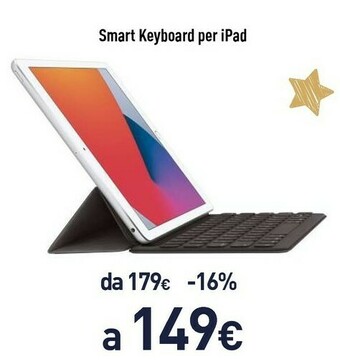 Unieuro Smart keyboard per ipad offerta