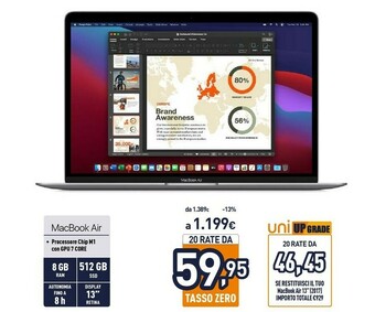 Unieuro Macbook air offerta