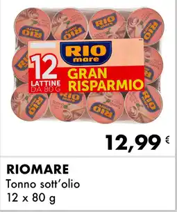 Iper Tosano RIOMARE Tonno sott'olio offerta