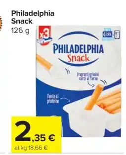 Carrefour Philadelphia Snack offerta