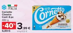 Carrefour Cornetto Classico Conf. 8 pz offerta