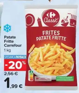 Carrefour Patate Fritte Carrefour offerta