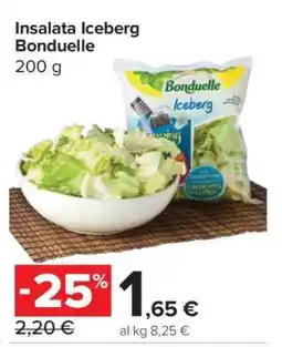 Carrefour Insalata Iceberg Bonduelle offerta
