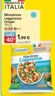 Carrefour Minestrone Leggerezza Orogel offerta