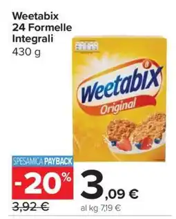 Carrefour Weetabix 24 Formelle Integrali offerta
