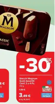 Carrefour Stecchi Magnum Gusti Assortiti offerta