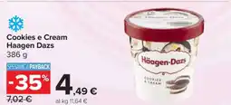 Carrefour Cookies e Cream Haagen Dazs offerta