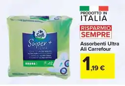 Carrefour Assorbenti Ultra Ali Carrefour offerta