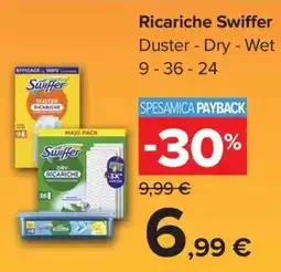 Carrefour RICARICHE SWIFFER offerta