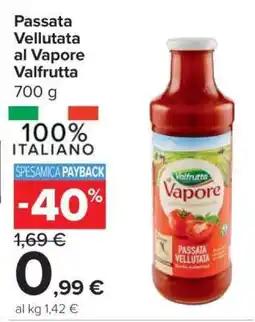 Carrefour Passata Vellutata al Vapore Valfrutta offerta