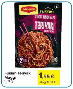 Carrefour Fusian Teriyaki Maggi offerta